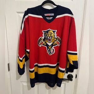 Vintage CCM Florida Panthers Hockey Jersey